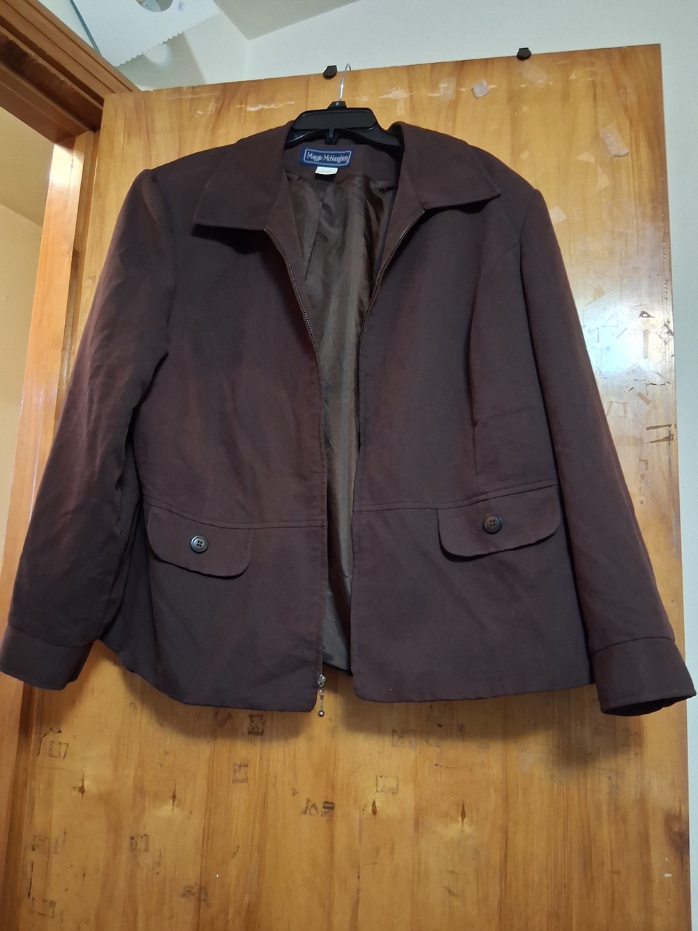 Maggie McNaughton Blazer Women’s Plus Size 22W Brown Vintage